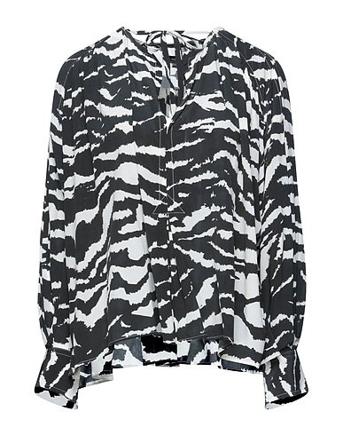 ISABEL MARANT Top Black 91% Silk, 9% Elastane