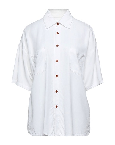 MYTHINKS Solid colour shirts & blouses White 100% Tencel™