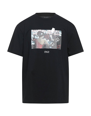 THROWBACK. T-shirt Black 100% Cotton