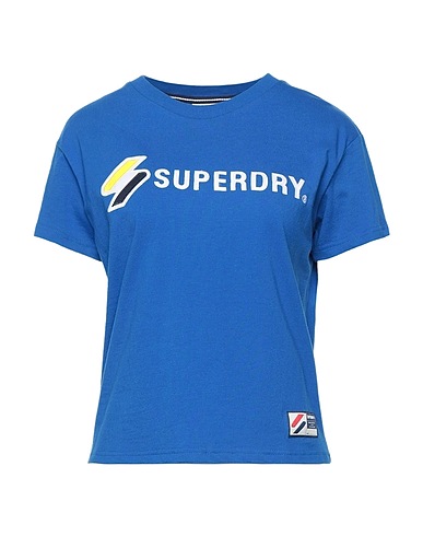 SUPERDRY T-shirt Blu 60% Cotone, 40% Poliestere
