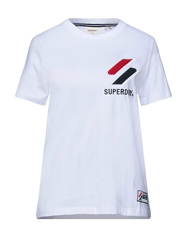SUPERDRY T-shirt Bianco 100% Cotone organico