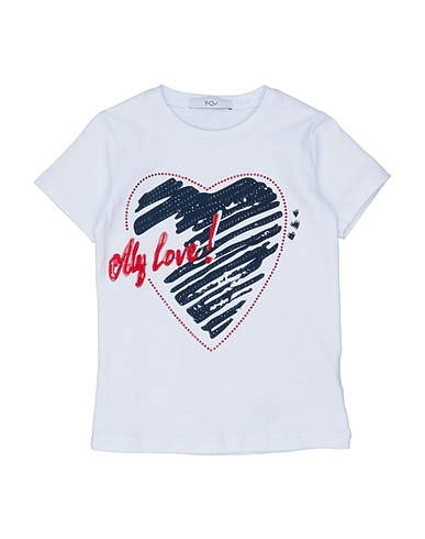 Y-CLÙ T-shirt White 94% Cotton, 6% Elastane