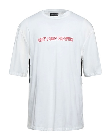 PLÙS QUE MA VÌE  Venise T-shirt Bianco 100% Cotone