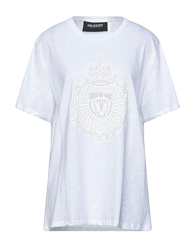 NEIL BARRETT T-shirt Bianco 100% Cotone