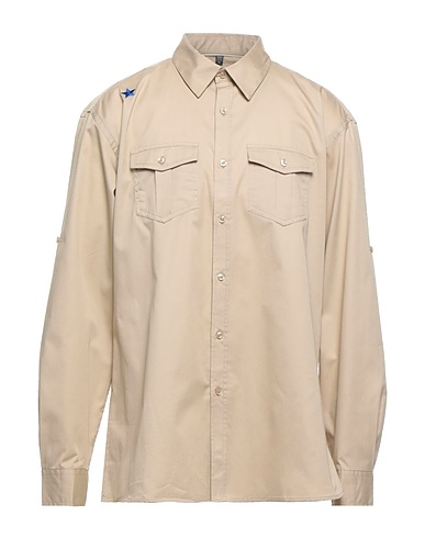 THE EDITOR Shirts Beige 100% Cotton