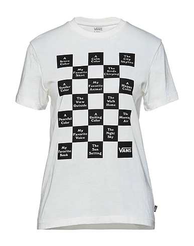 VANS T-shirt Ivory 100% Cotton