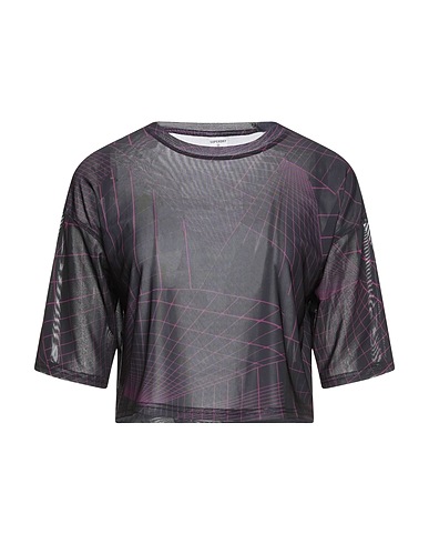 SUPERDRY Crop top Black 88% Polyester, 12% Elastane