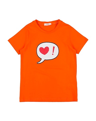 VICOLO T-Shirt Orange 90% Baumwolle, 10% Elastan