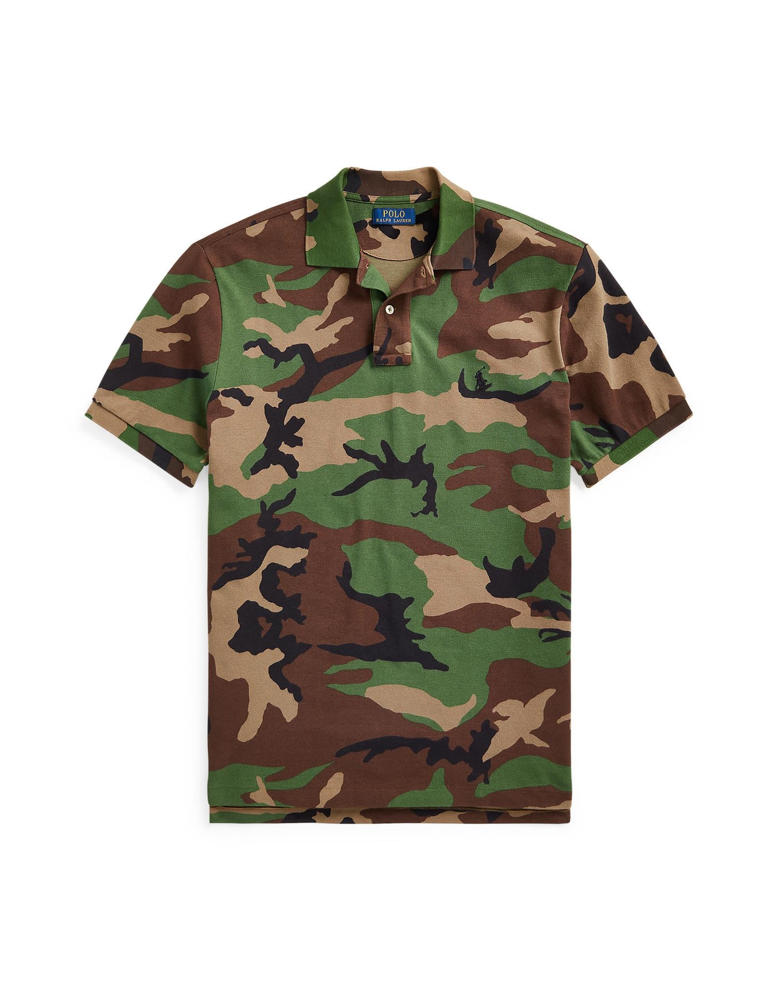 POLO RALPH LAUREN CUSTOM SLIM FIT CAMO POCKET T-SHIRT