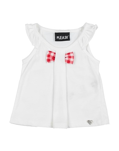 PLEASE T-shirt White 100% Cotton