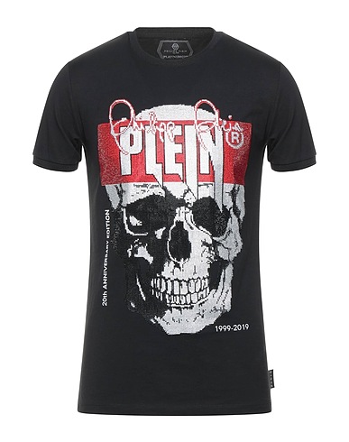 PHILIPP PLEIN T-shirt Nero 100% Cotone