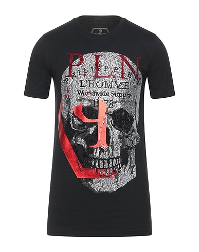 PHILIPP PLEIN T-Shirt Schwarz 100% Baumwolle