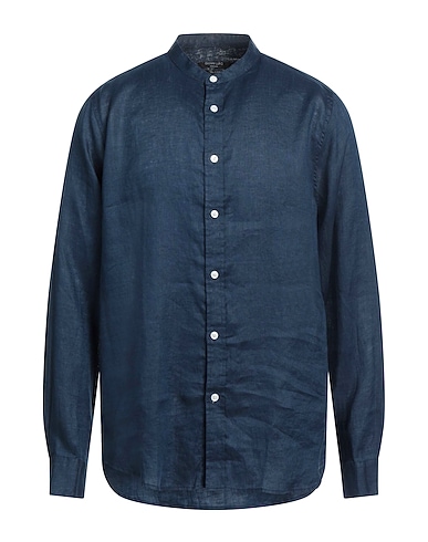 GIANNI LUPO Linen shirt BLU NOTTE 100% Linen