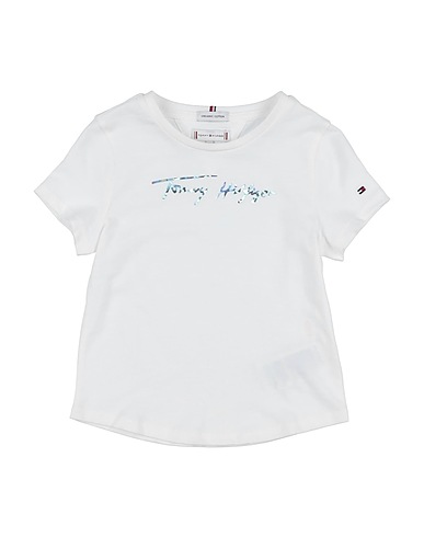 TOMMY HILFIGER T-shirt White 100% Organic cotton
