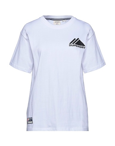 SUPERDRY T-shirt Bianco 100% Cotone