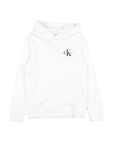 CALVIN KLEIN JEANS Sweatshirt White 100% Cotton, Elastane