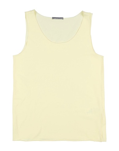 ERMANNO SCERVINO JUNIOR Canotta Giallo 93% Cotone, 7% Elastan