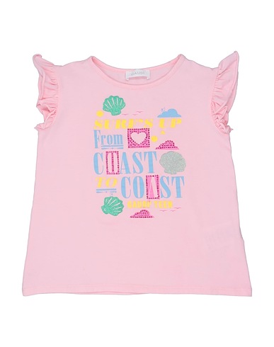 GAUDÌ T-shirt Pink 95% Cotton, 5% Elastane
