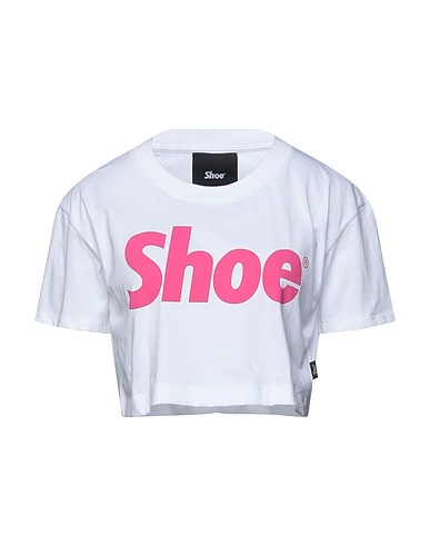 SHOE Crop top Bianco 100% Cotone