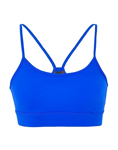 8 by YOOX Cropped Top RECYCLED NYLON BRA
 Königsblau 80% Recyceltes Polyamid, 20% Elastan