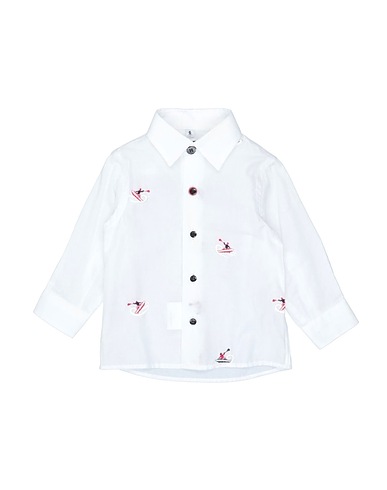 NEILL KATTER Patterned shirt White 100% Cotton