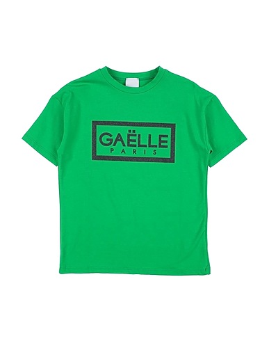GAëLLE Paris T-shirt Verde 90% Cotone, 10% Elastan