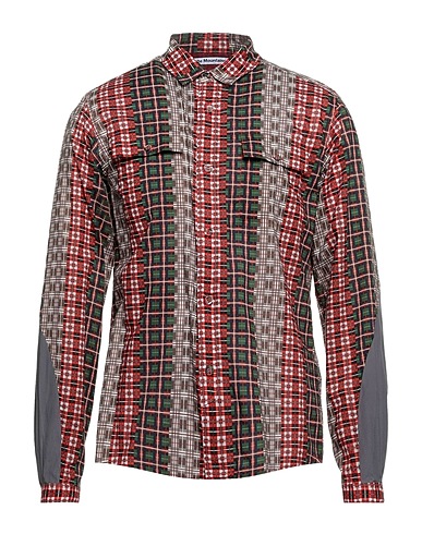WHITE MOUNTAINEERING Camicia fantasia Grigio 85% Cotone, 15% Lino