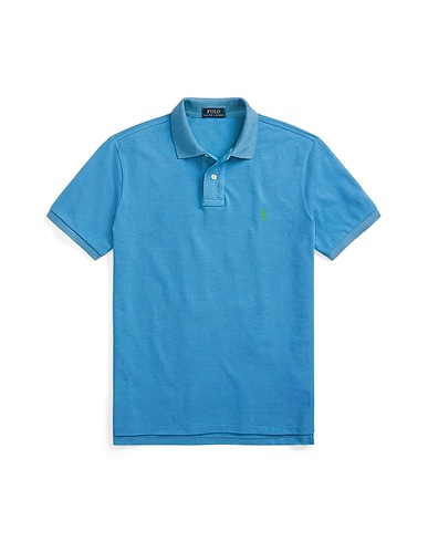 POLO RALPH LAUREN Polo CUSTOM SLIM FIT MESH POLO SHIRT
 Avio 100% Cotone