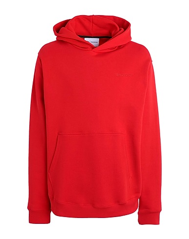 ADIDAS ORIGINALS Felpa PW BASICS HOOD
 Rosso 100% Cotone