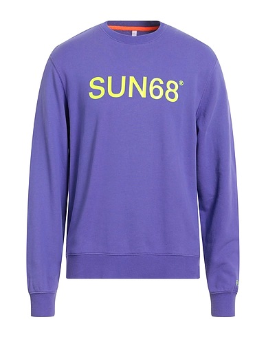 SUN 68 Sweatshirt Purple 100% Cotton