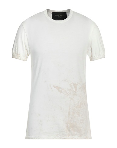 MR & MRS ITALY Basic T-Shirt White 100% Cotton