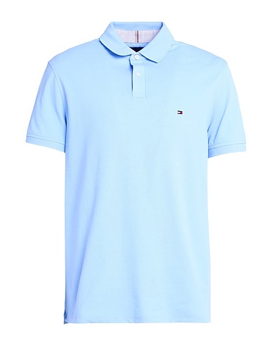 TOMMY HILFIGER Polo shirt 1985 REGULAR POLO
 Light blue 96% Cotton, 4% Elastane