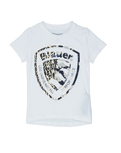 BLAUER. T-shirt White 100% Cotton
