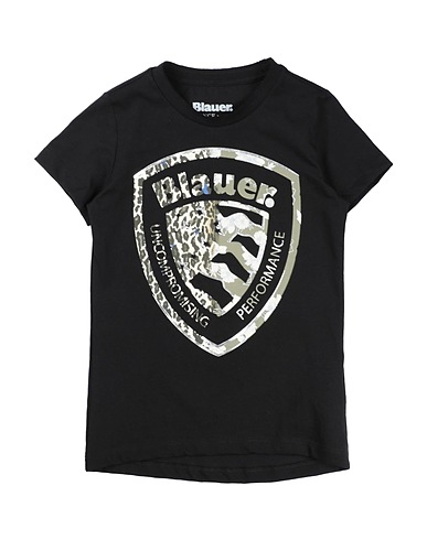 BLAUER. T-shirt Black 100% Cotton
