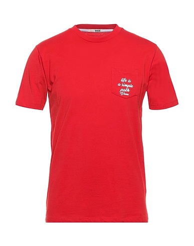 DOOA T-Shirt Rot 100% Baumwolle