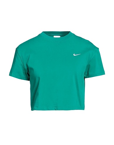 NIKE Basic T-Shirt Green 100% Cotton