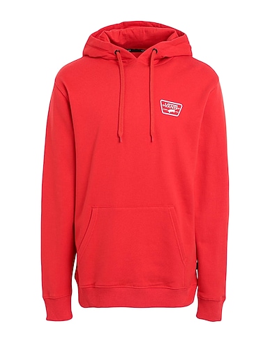 VANS Hooded track jacket  MN FULL PATCHED PO II
 Red 100% Cotton