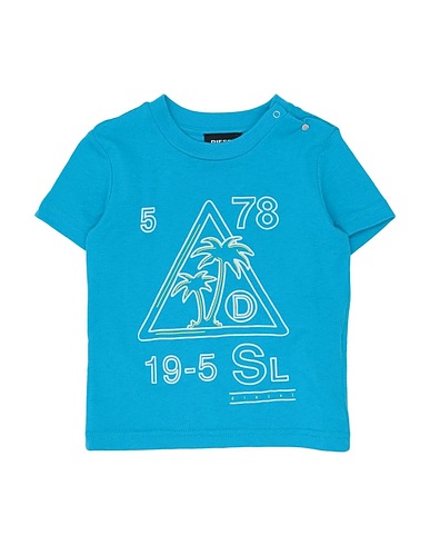 DIESEL T-shirt Azure 50% Cotton, 50% Polyester