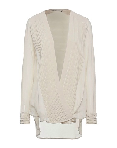 ERMANNO SCERVINO シルクトップス ベージュ シルク 100%