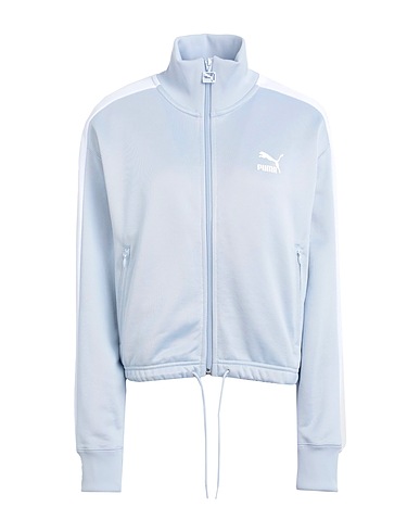 PUMA Sweatshirt T7 Crop Track Jacket PT
 Sky blue 59% Polyester, 41% Cotton