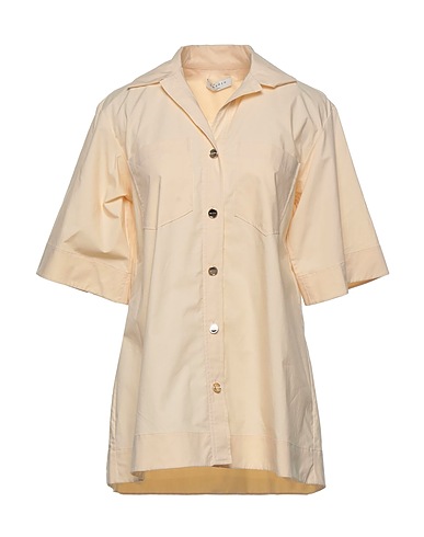 SANDRO Camicie e bluse tinta unita Beige 100% Cotone