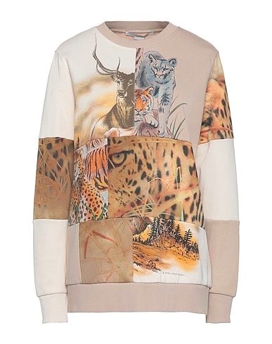 STELLA McCARTNEY Sweatshirt Beige 100% Cotton