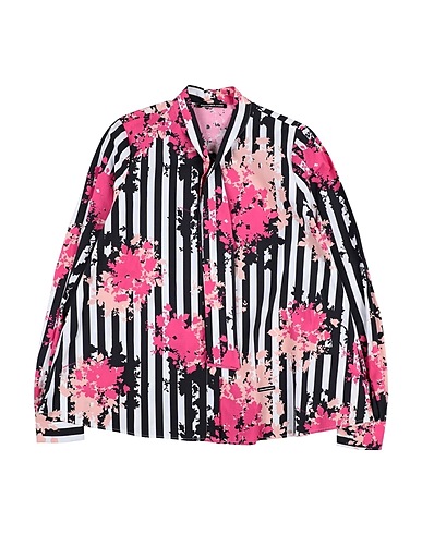 MARCO BOLOGNA Camicie  e bluse fantasia Nero 100% Cotone