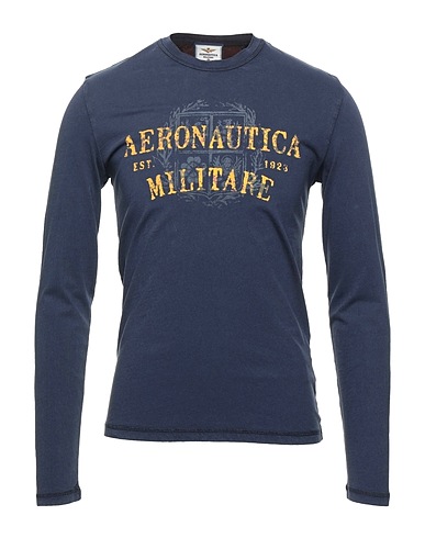 AERONAUTICA MILITARE T-shirt Midnight blue 100% Cotton