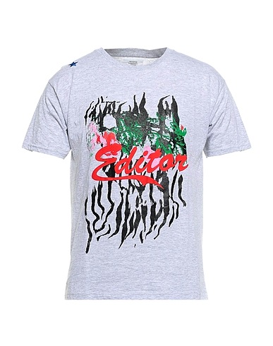 THE EDITOR T-shirt Light grey 100% Cotton