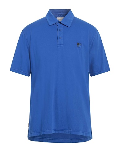 WOOLRICH Polo shirt Blue 100% Cotton