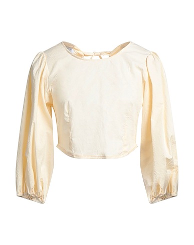BEATRICE .B Top Ivory 96% Cotton, 4% Elastane