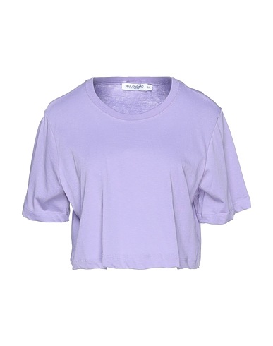 BOLONGARO TREVOR Crop top Lilac 100% Cotton