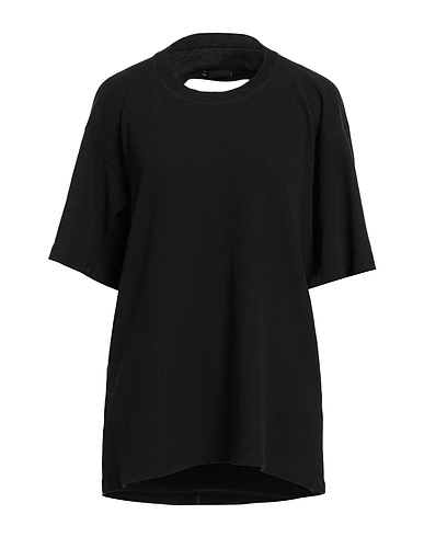 PROENZA SCHOULER Basic T-shirt Black 93% Cotton, 7% Nylon