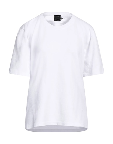 PROENZA SCHOULER Basic T-Shirt White 93% Cotton, 7% Nylon